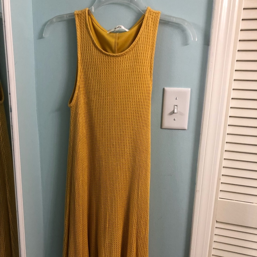 Mustard yellow dress